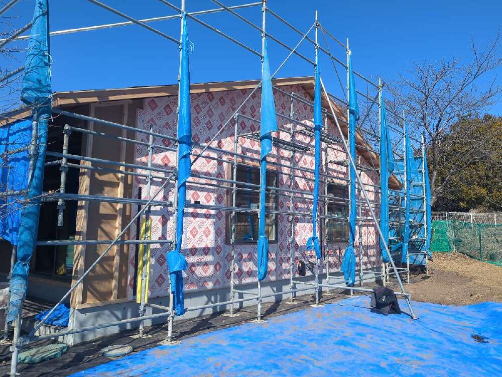 木工事　外張り断熱