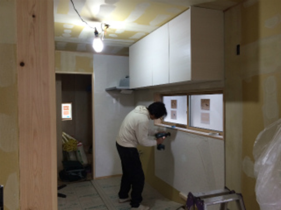 ｷｯﾁﾝ据付開始です！