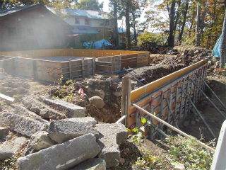 型枠工事完了です