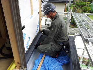 板金工事です