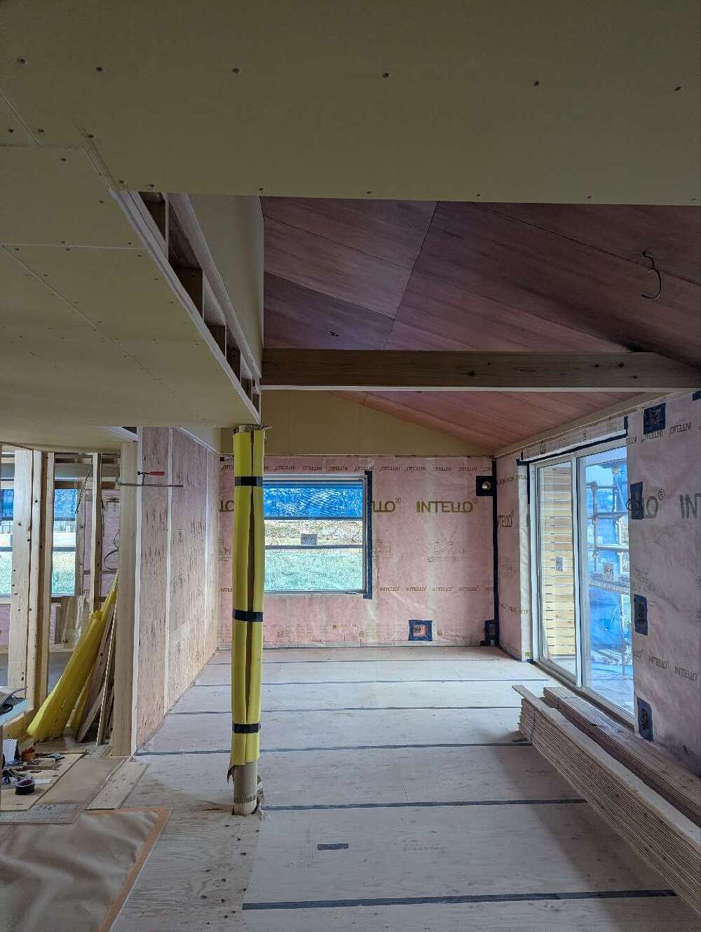 仮設工事　内部足場解体