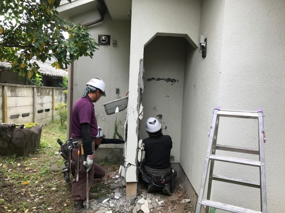 トイレ解体