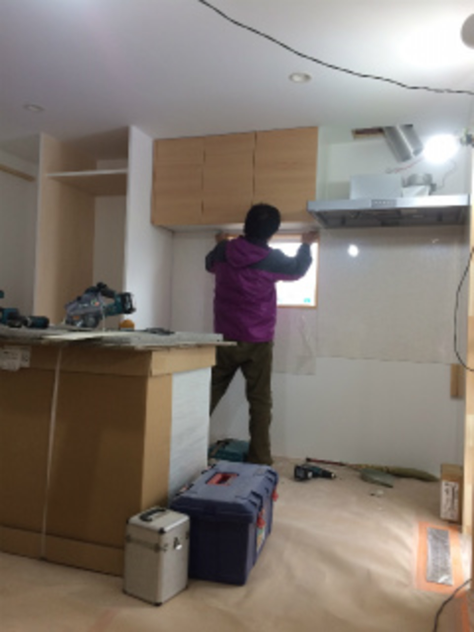 ｷｯﾁﾝ据付開始です！