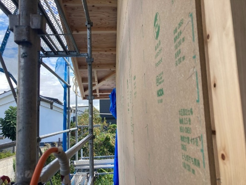 耐力面材取り付け