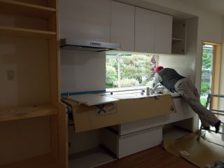 キッチン組立