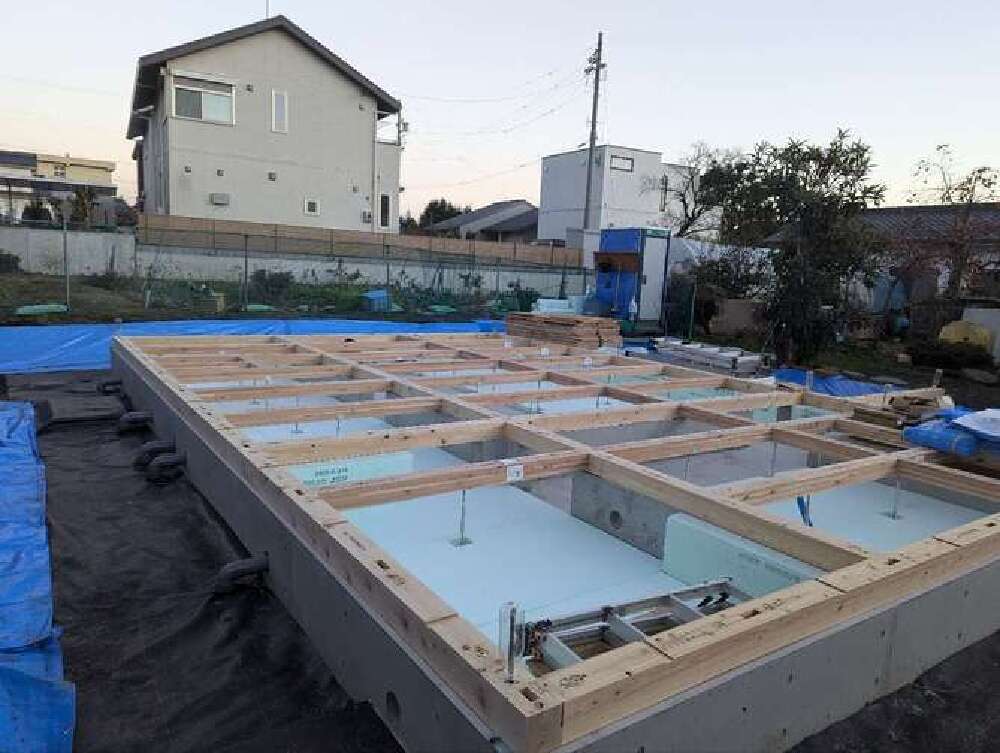 土台伏せ