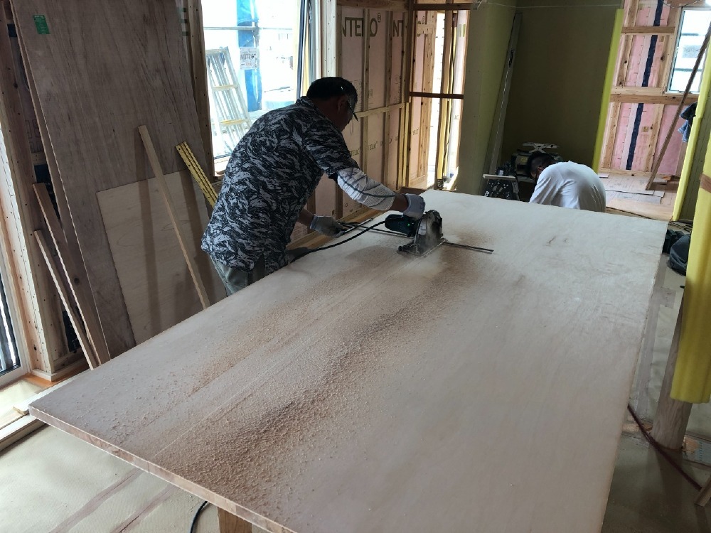 木工事　現場造作家具加工