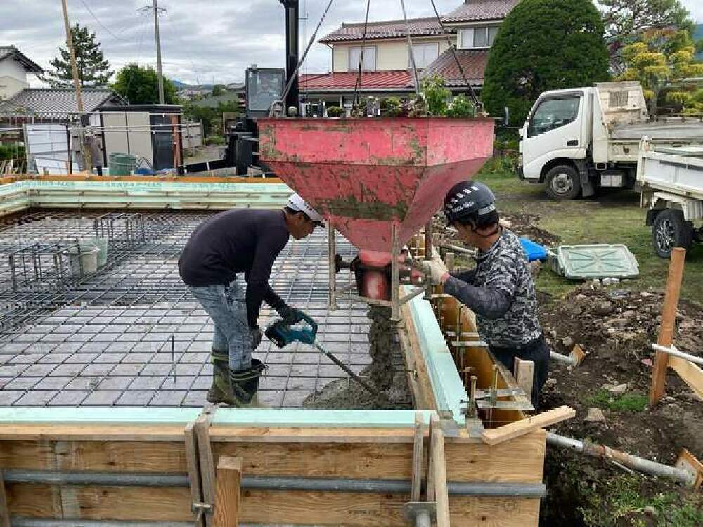 生コン打設
