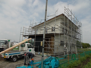 外部足場解体です！