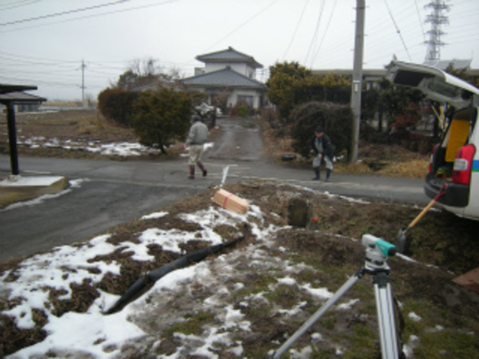 現場打ち合わせです