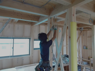 電気配線工事です！