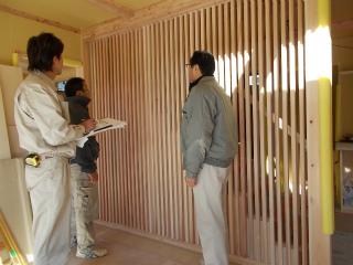 造作工事完了検査です！