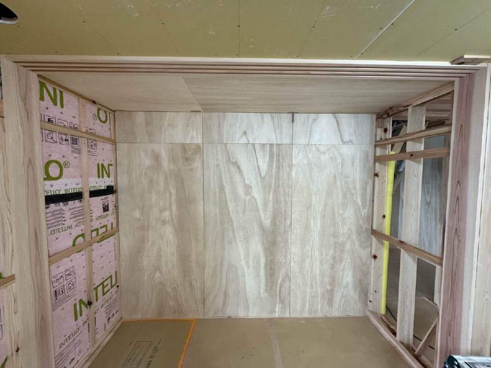 木工事　桐収納造作