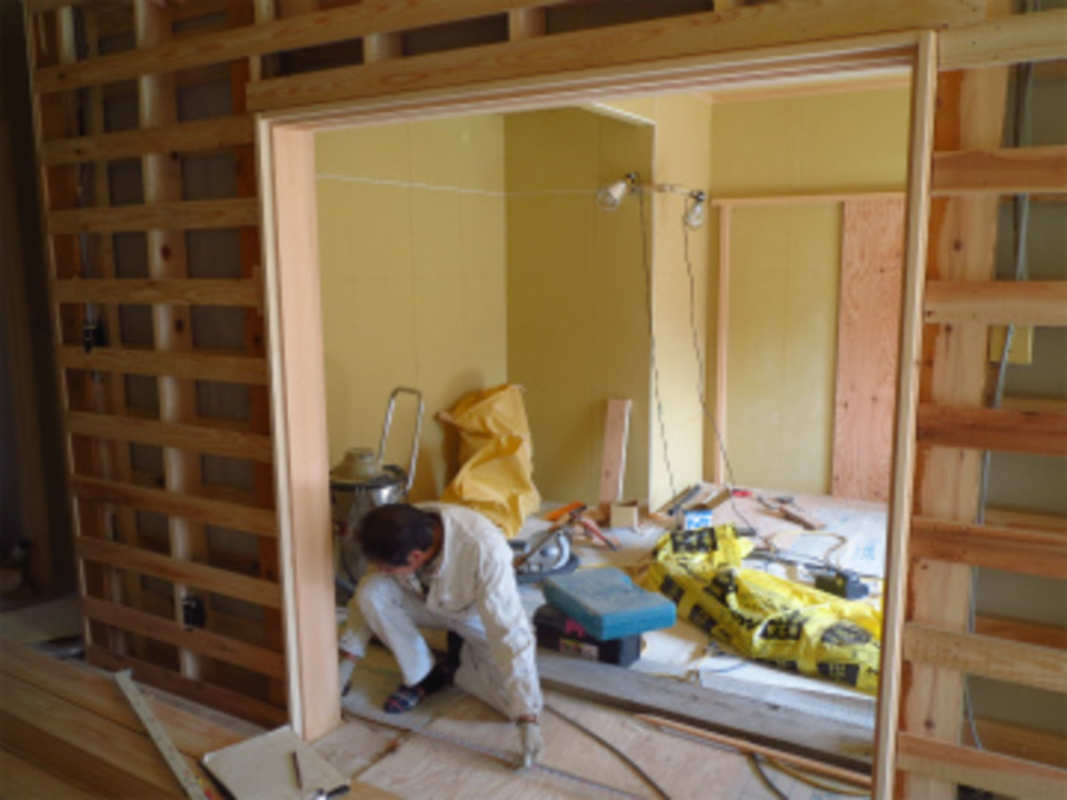 木製建具寸法取り
