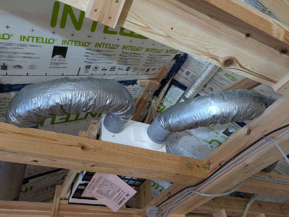 換気工事　OMパス換気扇本体設置