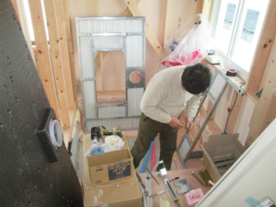 ユニットバス組み立て