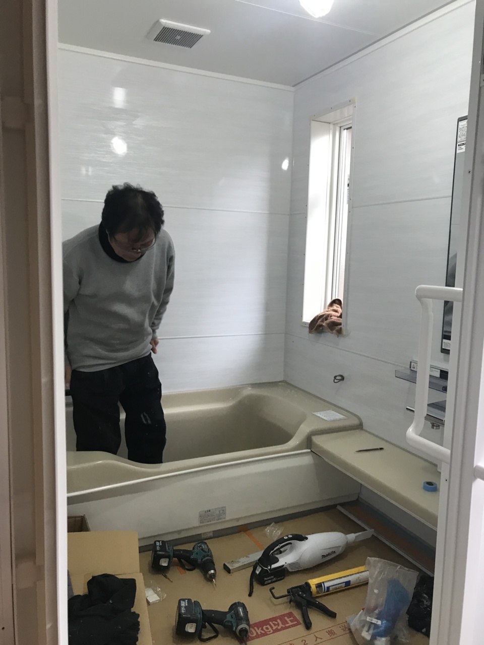 ユニットバス組立