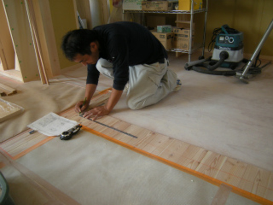 ｷｯﾁﾝ家具製作開始！
