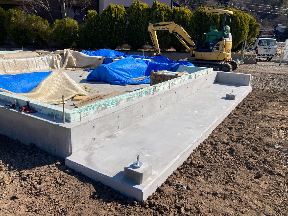 基礎工事　土間コンクリート