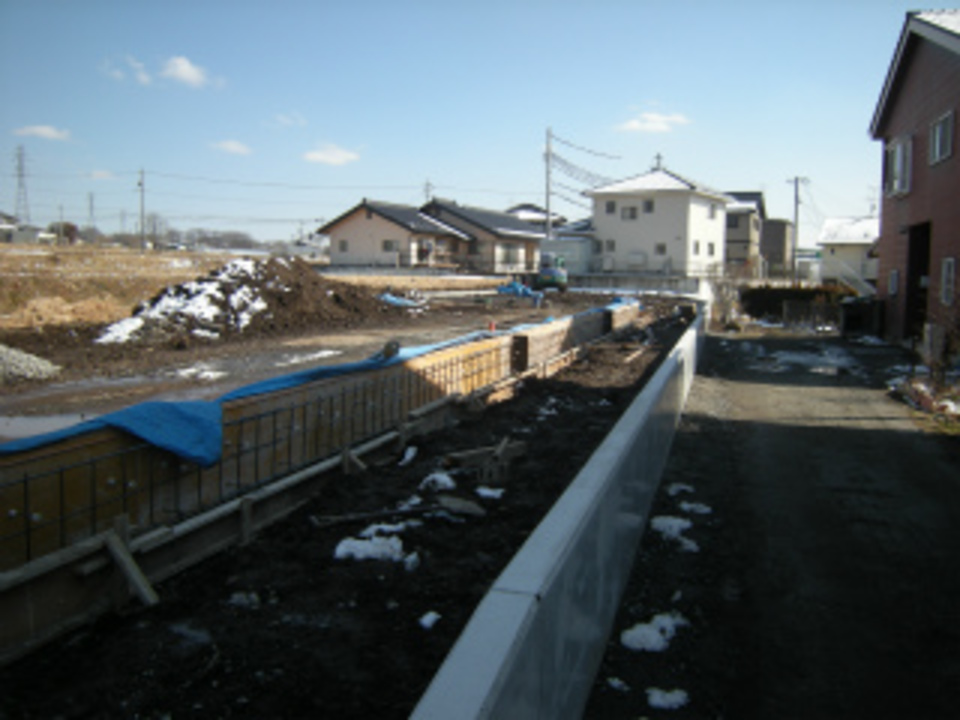 造成工事終盤です！