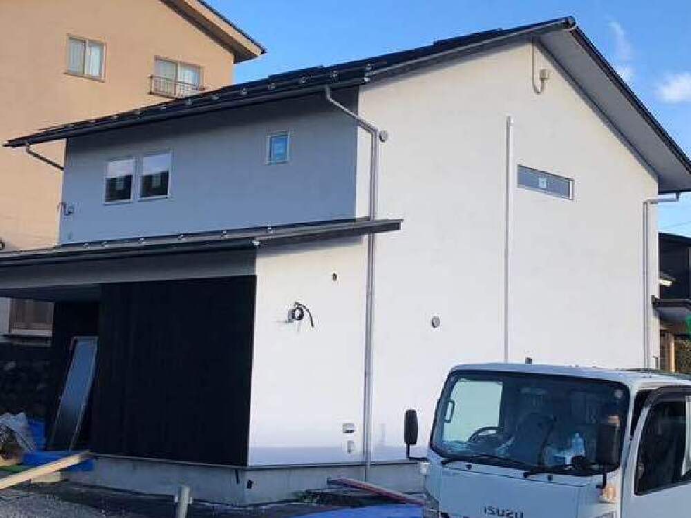 足場工事　外部足場解体