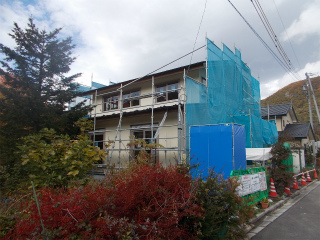 外壁塗装工事完了です
