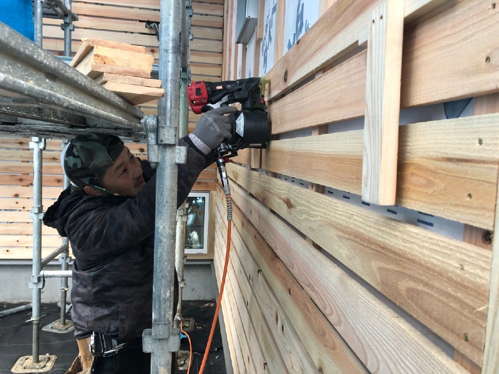 外壁ラス下取付