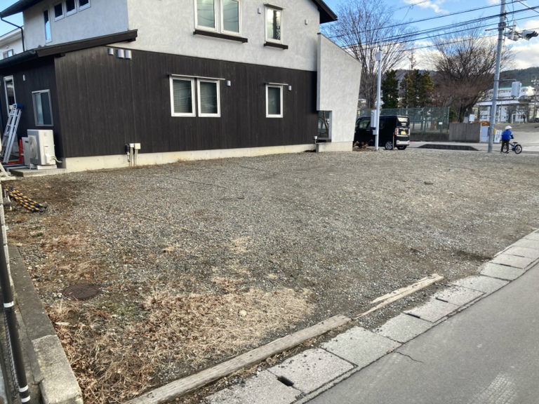 売地／上田市中之条／南小学校が目の前の通学に便利な土地
