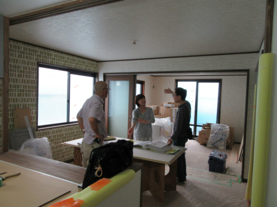 S様と打ち合わせ