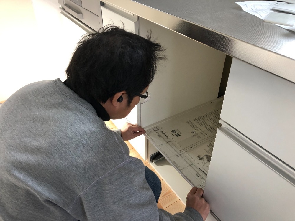キッチン組立て