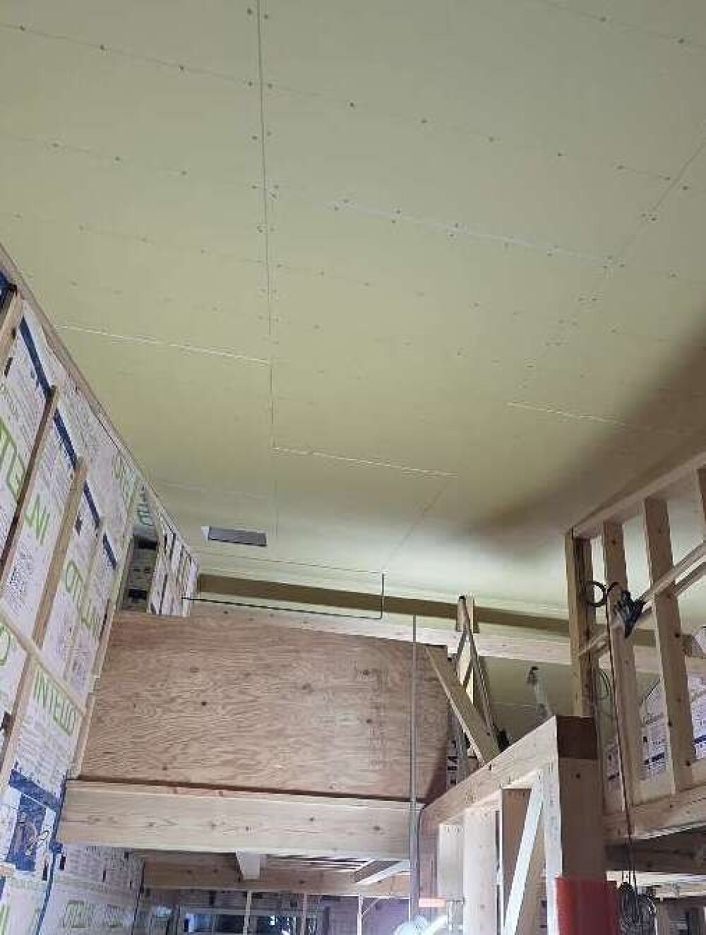 天井ボード張り