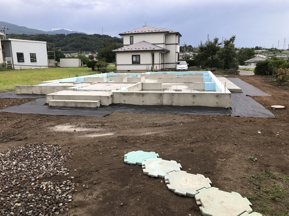 基礎工事完了