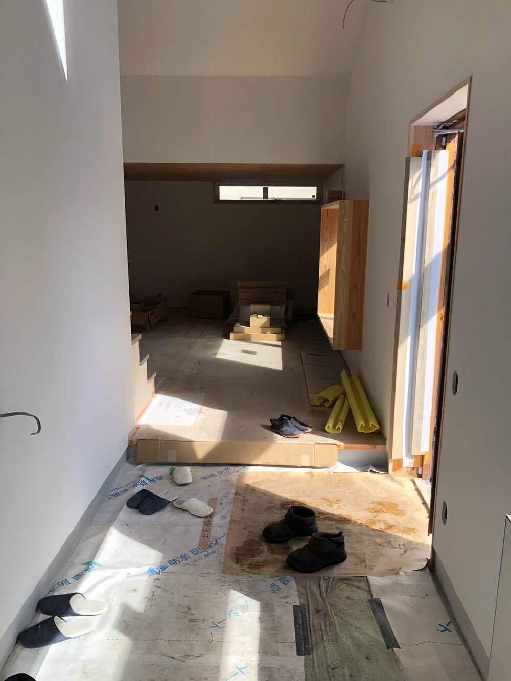 仮設工事　内部足場解体