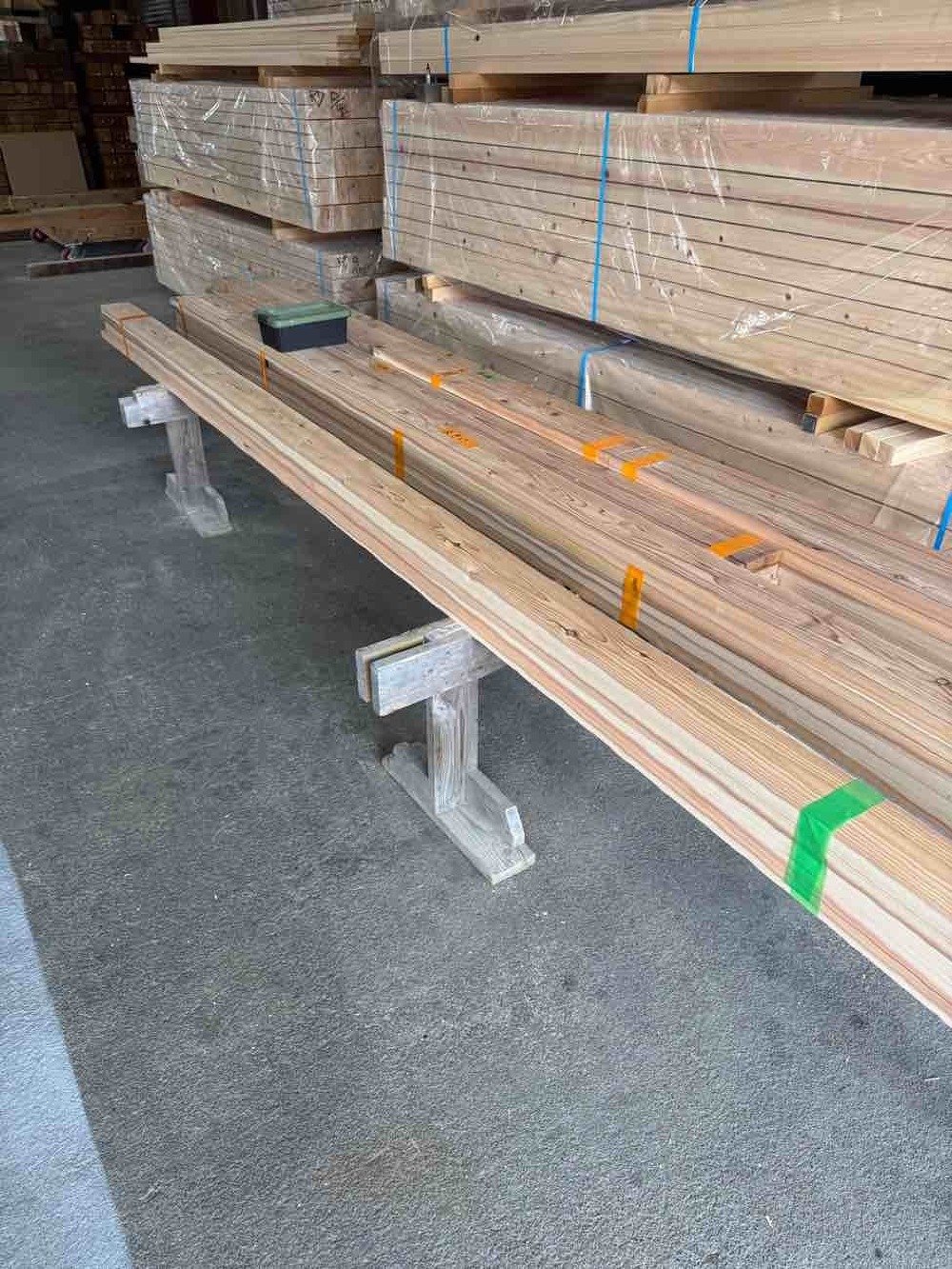 建方工事　建方前加工完了