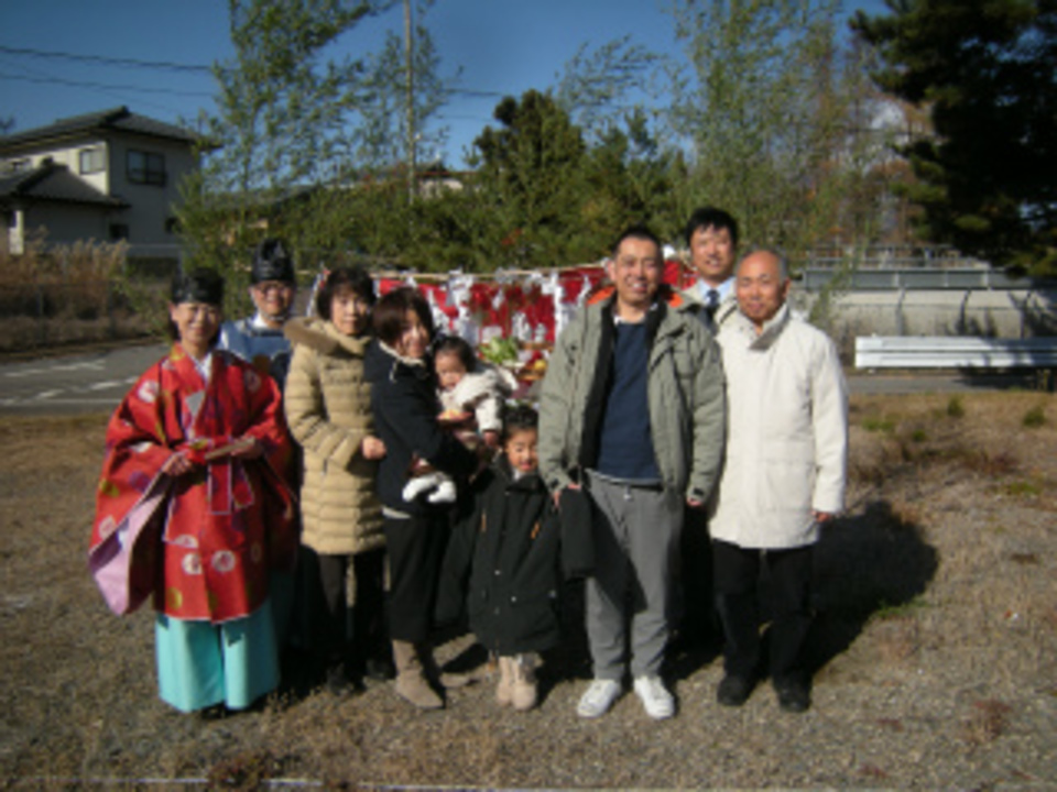 地鎮祭です！