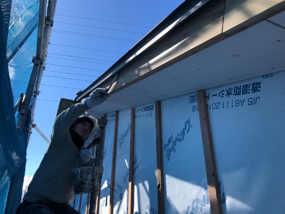 塗装工事　破風塗装