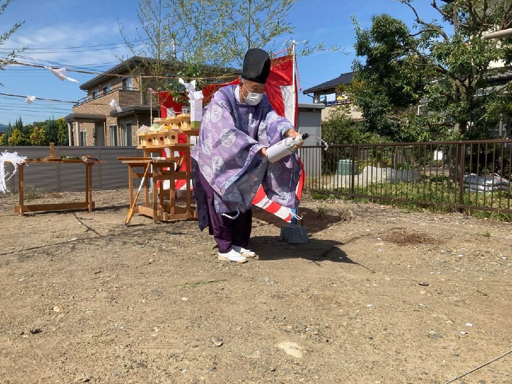 地鎮祭です