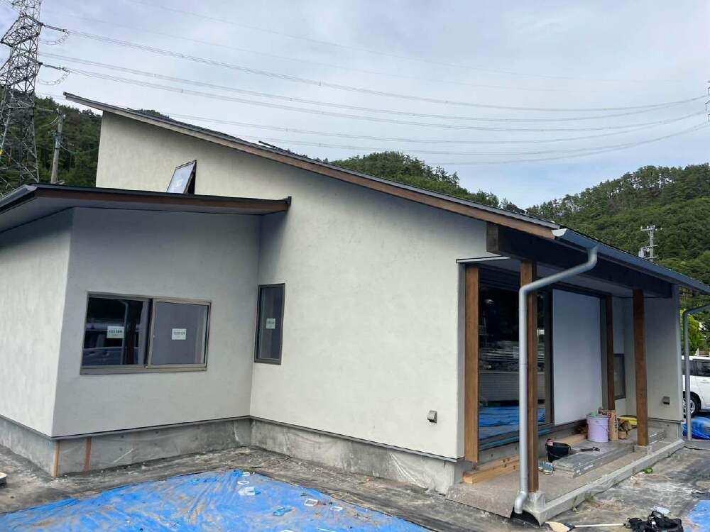 足場工事　外部足場解体後状況③