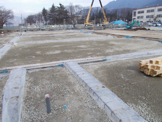鉄骨建て方前