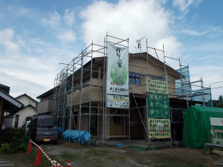 木曽檜ベランダ工事完了！