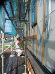 ラス下地工事