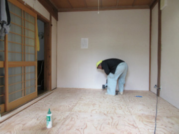 和室6帖の床
