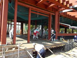 土間スラブ