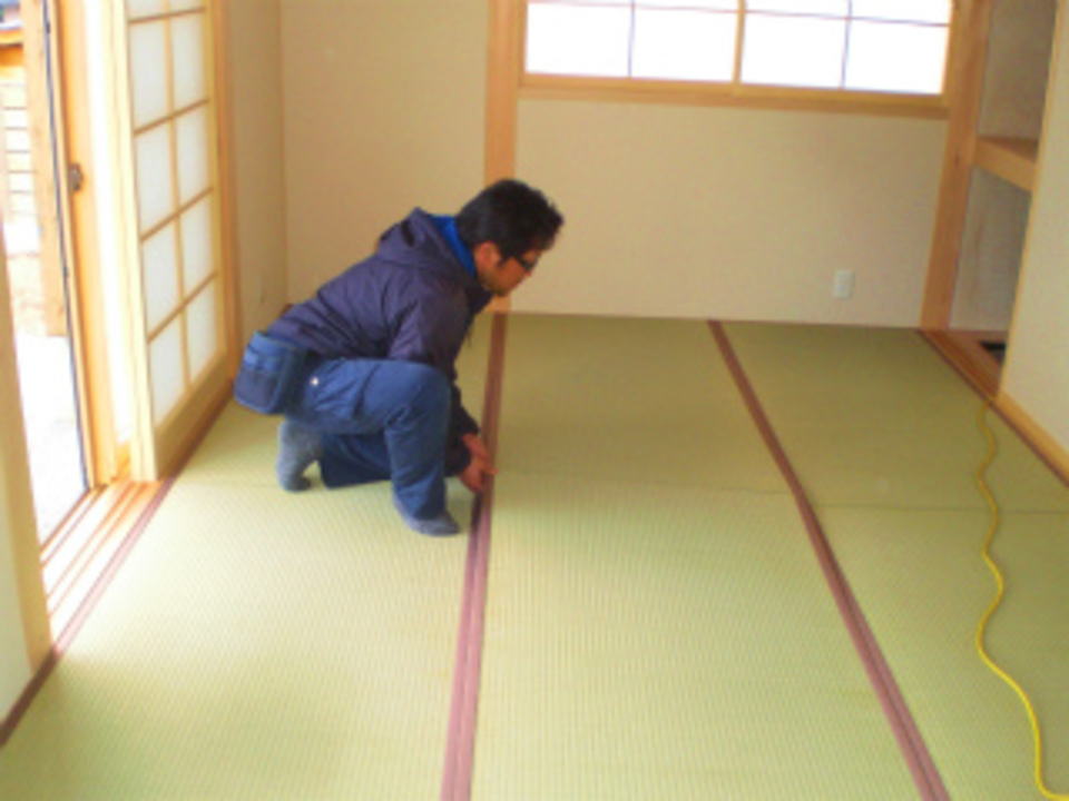 畳の敷き込み