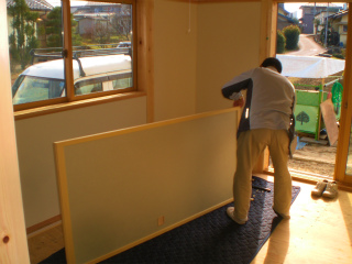 木製建具切り込み