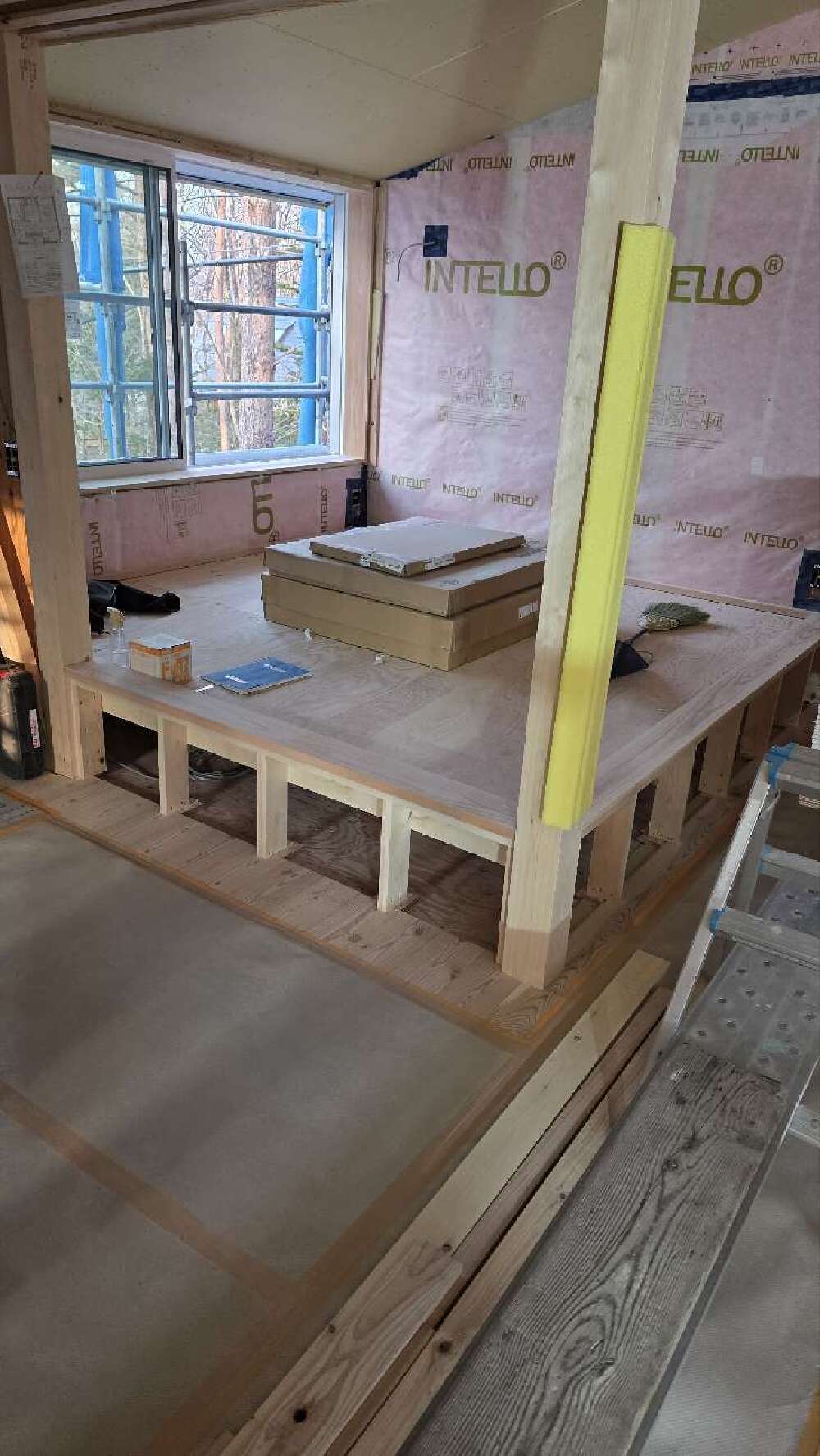 木工事　タタミコーナー