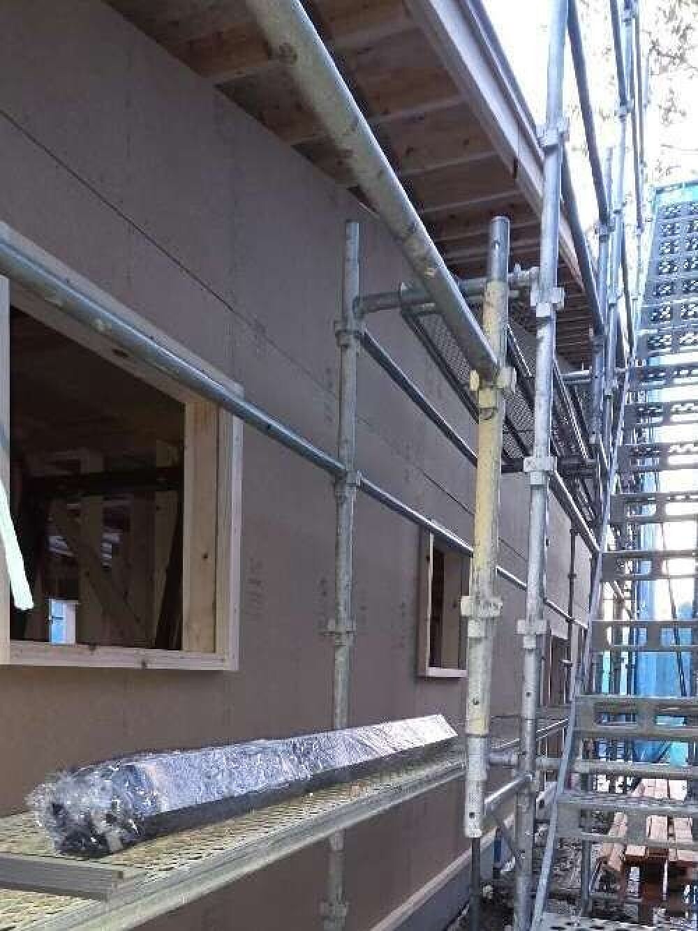 耐力面材取付け