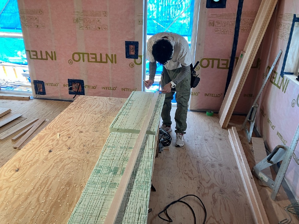 木工事　枠材加工