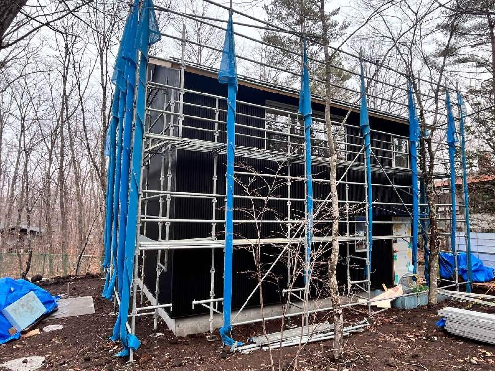 板金工事　外壁完了