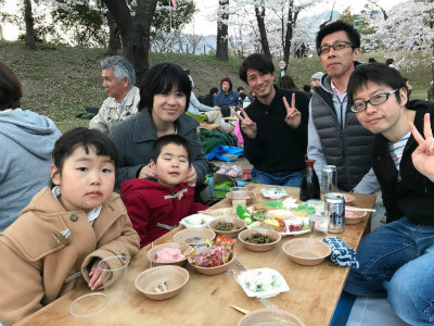 里楽の会　お花見会開催！